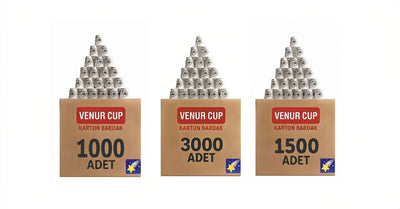 Normal Baskılı 180 ml Karton Bardaklar