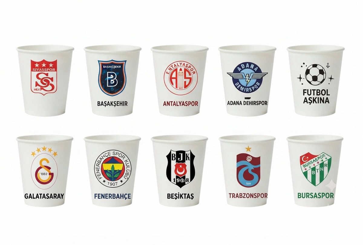 Kişiye Özel Baskılı Karton Bardak 180 ml sızdırmazlık garantili
